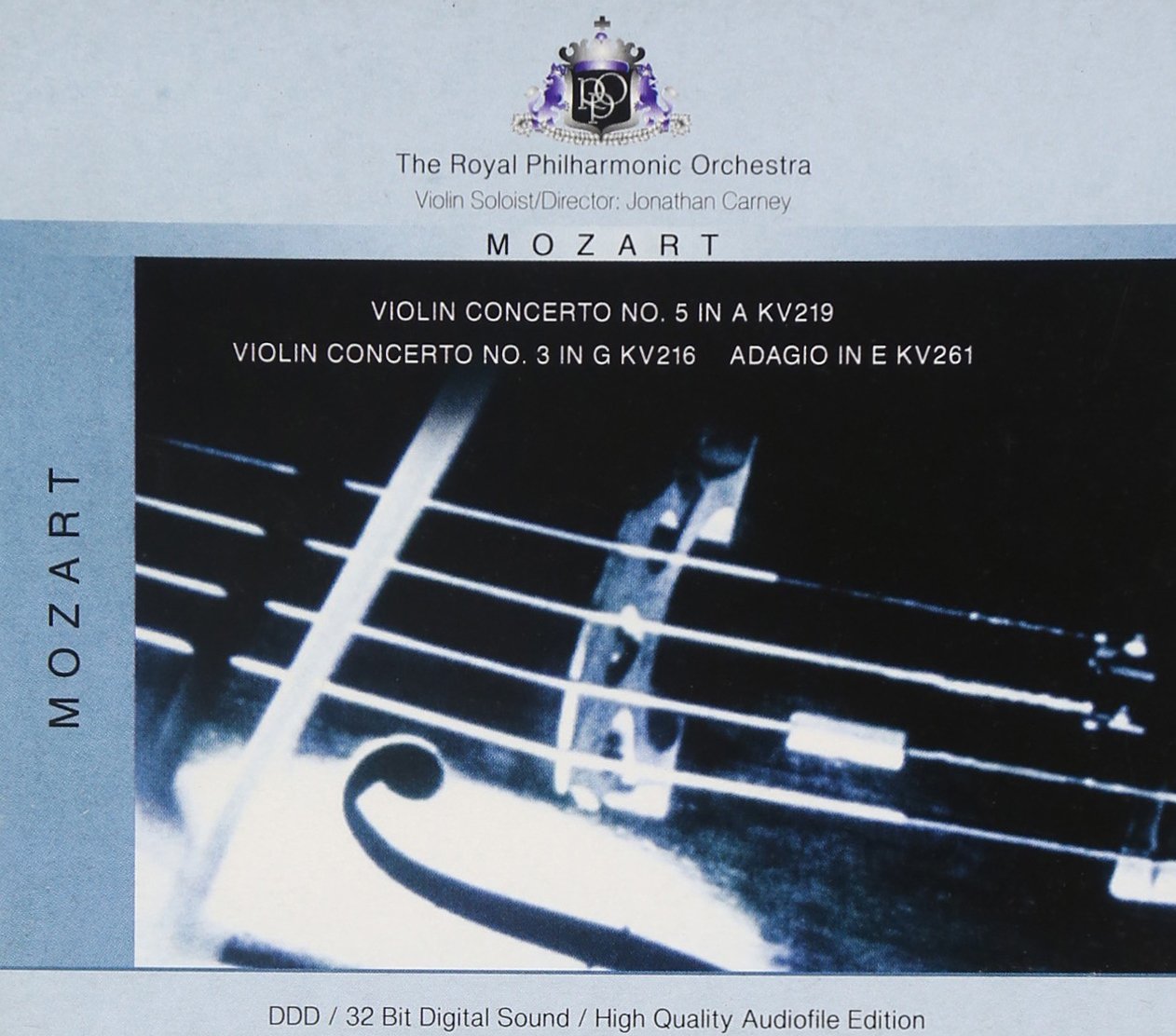Violin Concertos Nos. 3 And 5 [Audio CD] CARNEY,JONATHAN