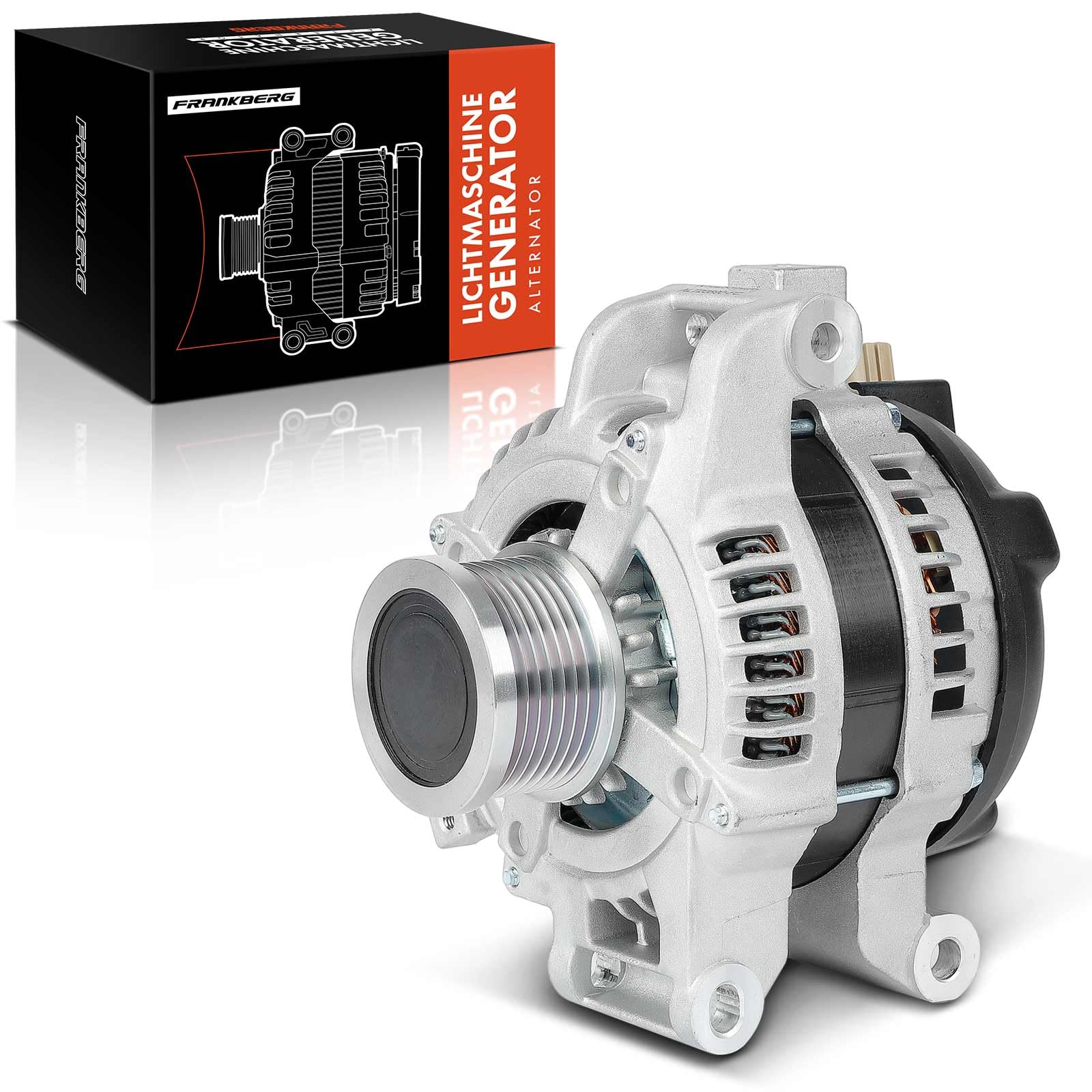Frankberg Generador alternador 150 A con polea rueda libre 1042102370