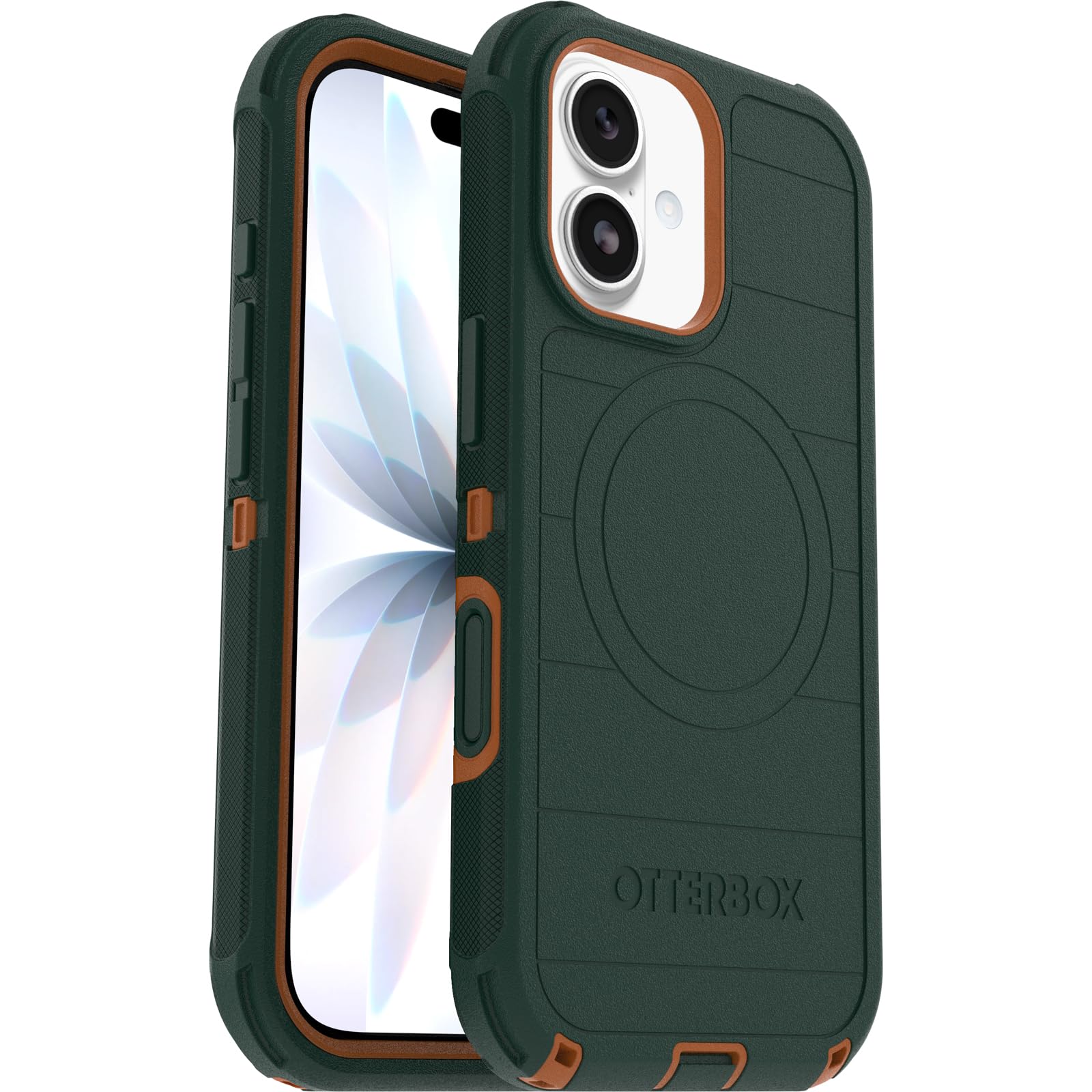 OtterBox Defender Series Pro MagSafe Etui do iPhone 17, Odporne Na Wstrząsy i Upadki, wyjątkowo wytrzymałe, 7 Razy Przetestowane Zgodnie ze Standardami Wojskowymi, Zielone