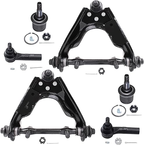 Miniatura 309 de Detroit Axle - Kit de brazos de control AWD para cargador Chrysler 300 Dodge Challenger Magnum, 2 brazos de control superiores delanteros con rótula