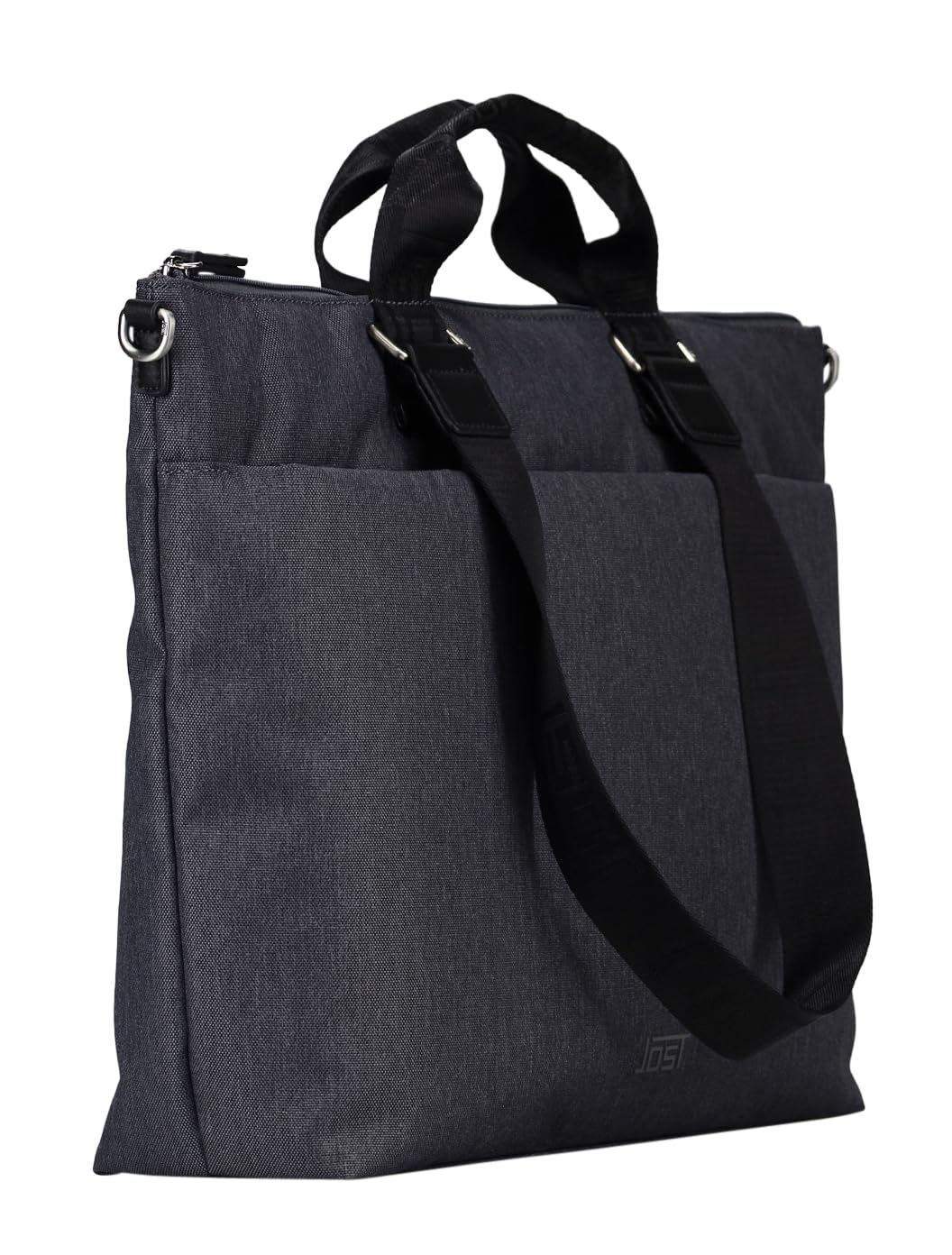 Jost Torba biurowa Torba na zakupy z kieszenią na laptopa Bergen Business Shopper Dark Grey ciemnoszara