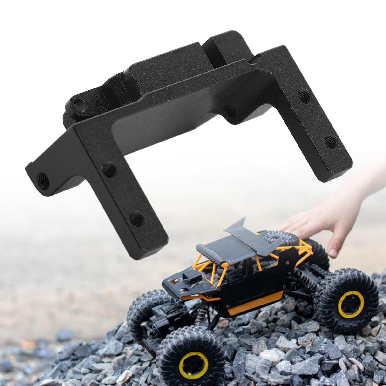 Support De Servo RC En Aluminium CNC Pour SCX10 III AR45P – Pièce De Réglage Précis, Résistante