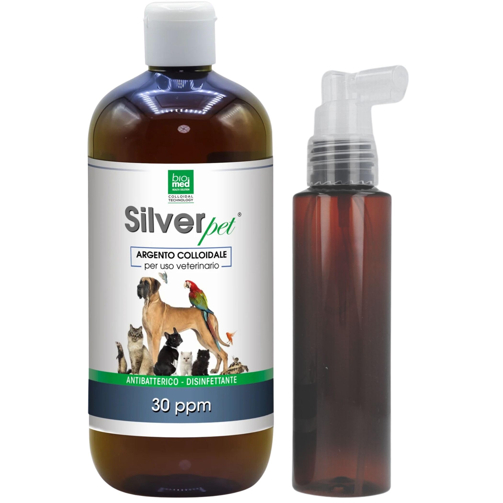 Biomed Silver Pet Argento Colloidale per Uso Veterinario 500 ml