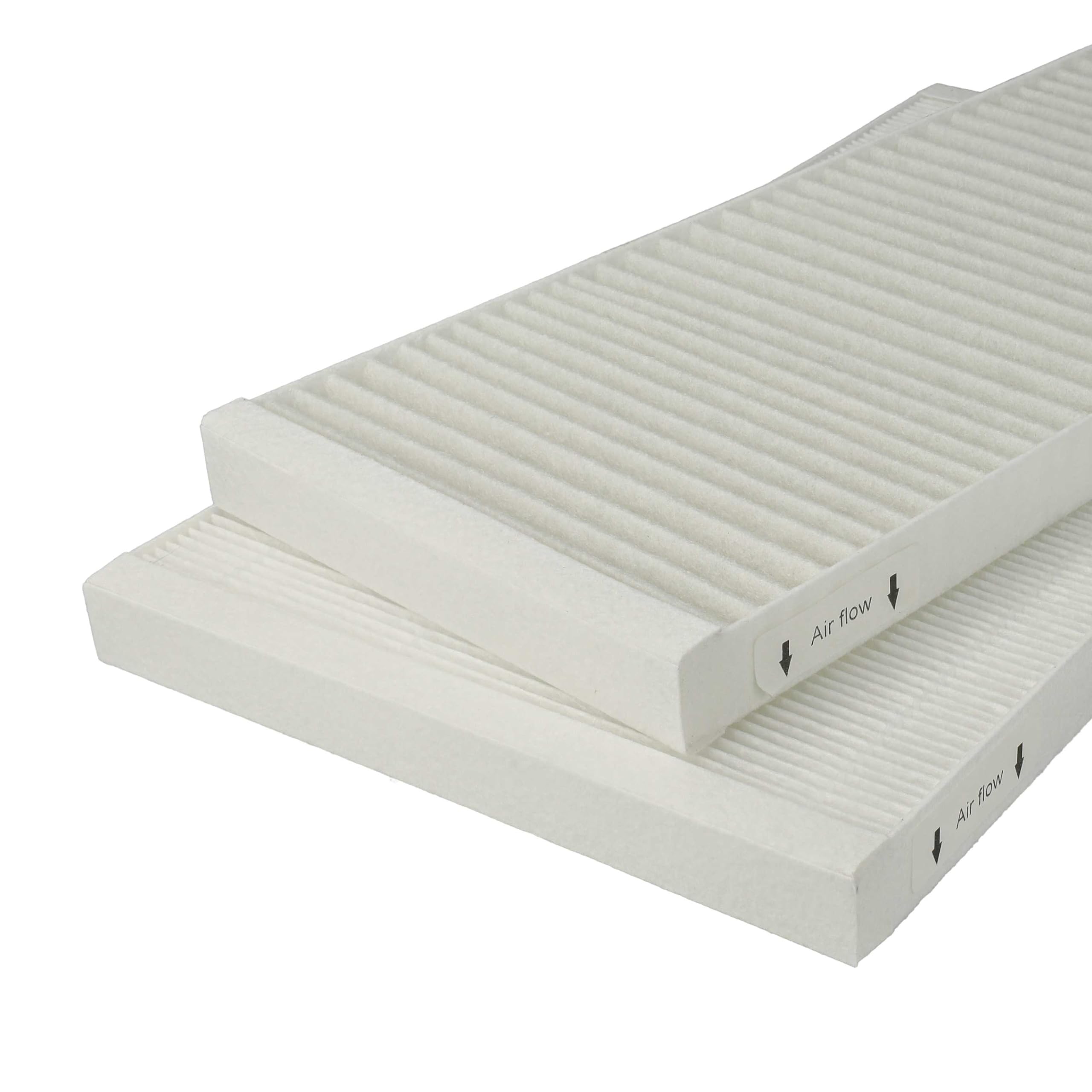 vhbw Filterset kompatibel mit Viessmann Vitovent 300-F Lüftungsgerät - Luftfilter G4 / F7 (4 Stück), Weiß