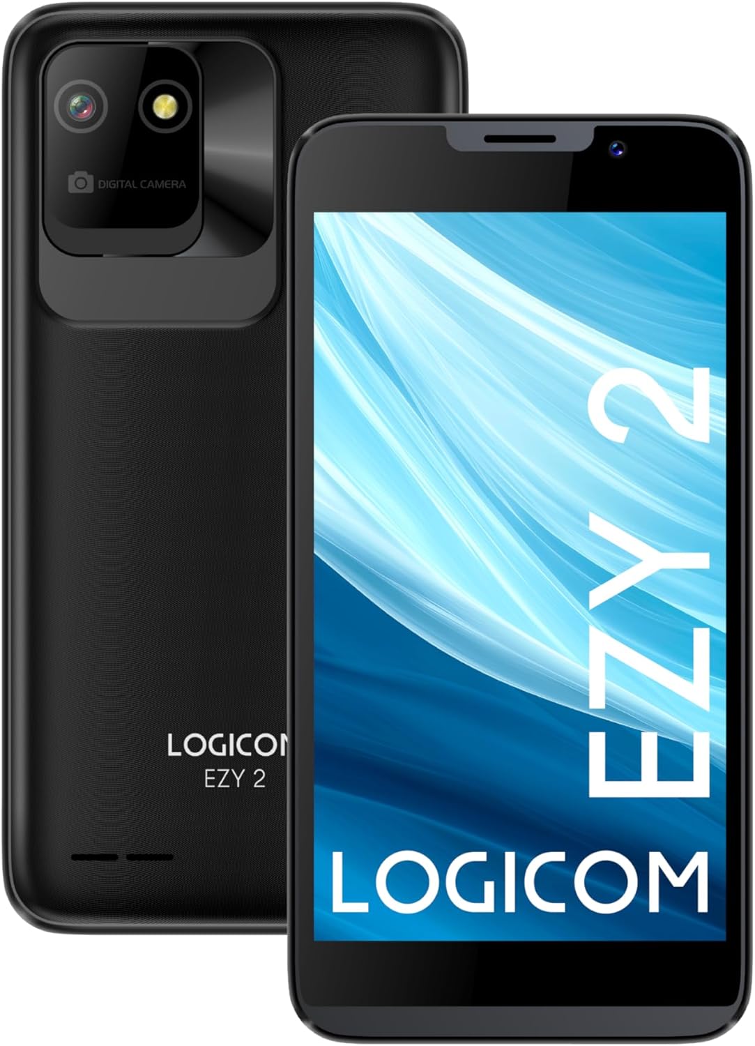 Logicom – EZY 2 – Smartphone Android 4G Double SIM – 5&Prime; – Batterie Li-ION 2000mAh – 16Go