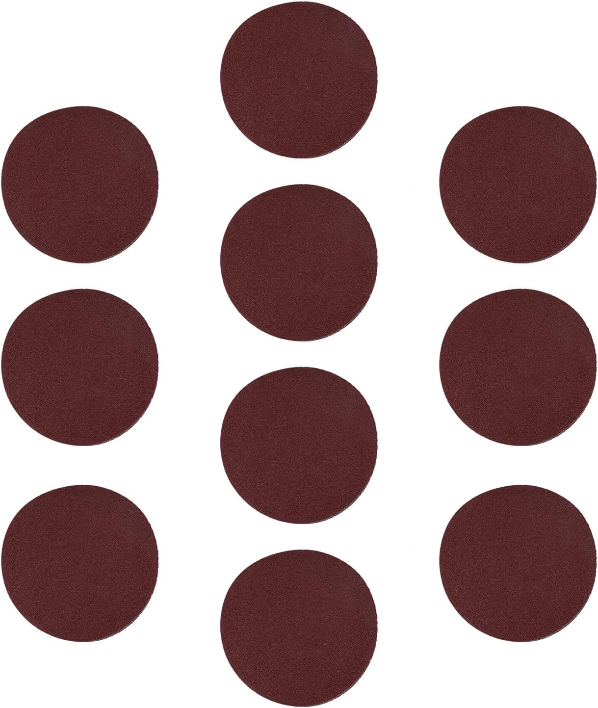 Auniwaig 10pcs Sanding Discs,7-Inch Sandpaper Hook and Loop Adhesive Sand Discs,40 Grit,Grinding Polishing for Random Orbit Sander