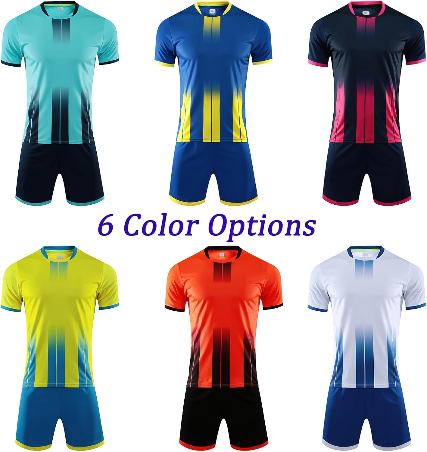 Custom Soccer Jersey for Men Women Soccer Uniform for Kids Adults with Name Team Number Logo - Image 4