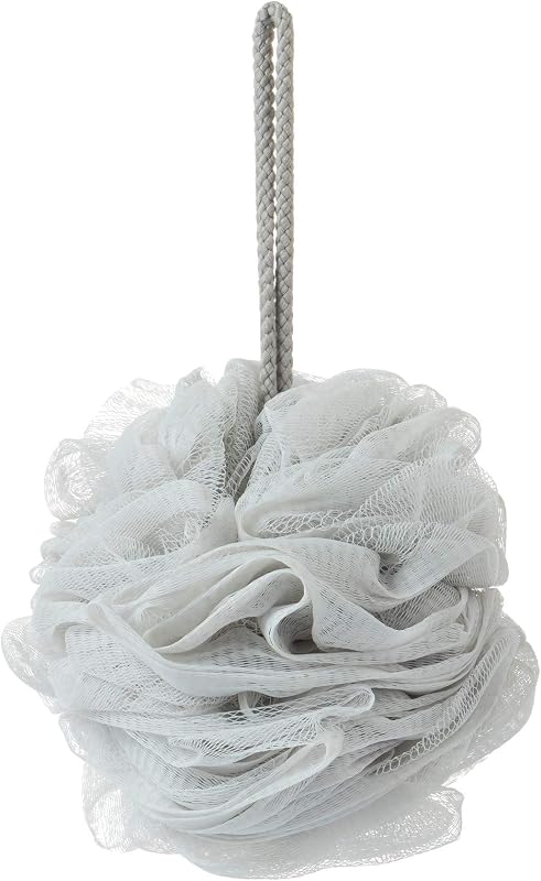 Bucha de banho KAKOOI de nylon, cinza, 1 unidade