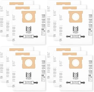 12 Pack VF3503 VF2004 Size B Filter Bags Compatible with Ridgid 6-9 Gallons Wet/Dry Vacuums WD5000, WD5500, WD0970, WD0975, WD0670