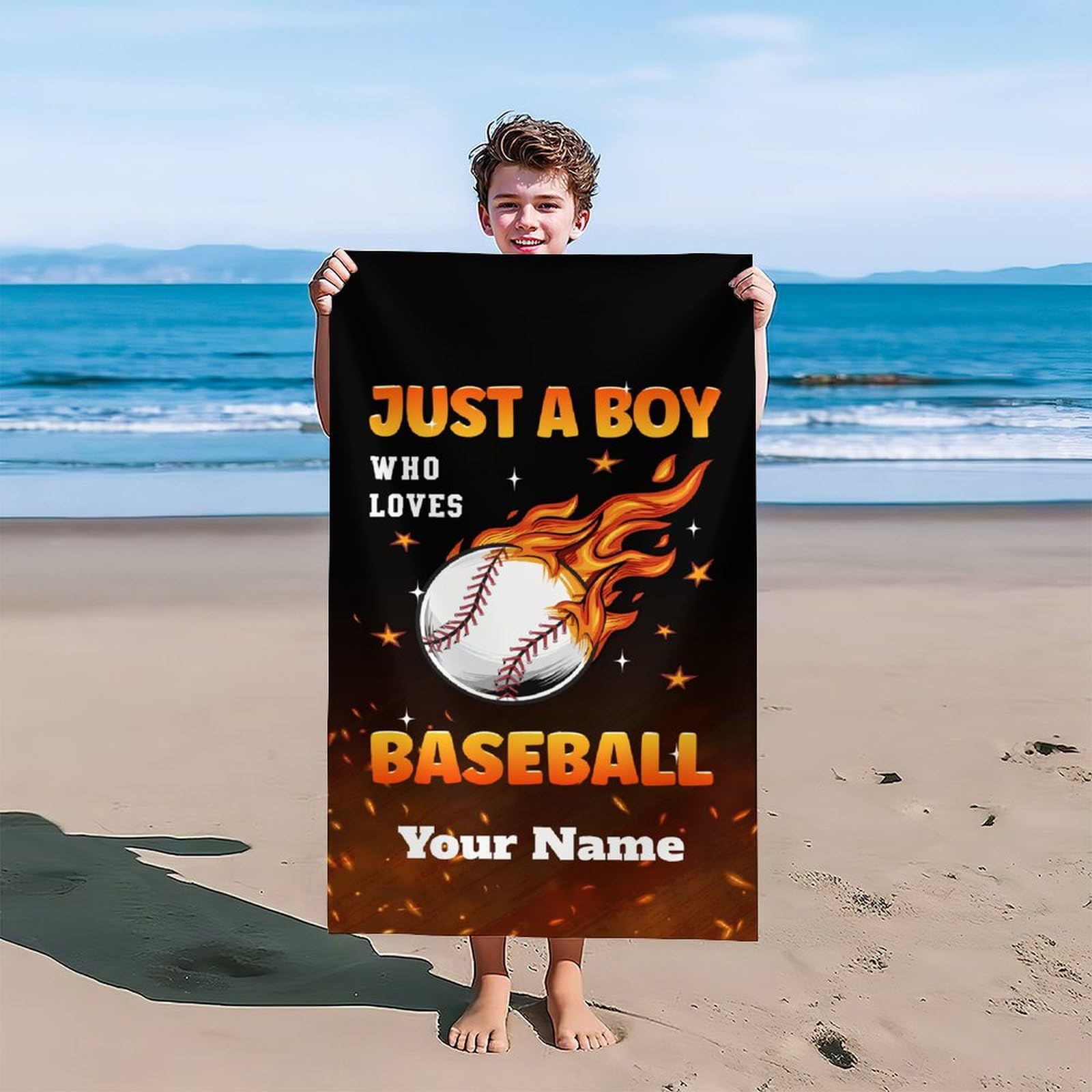 Toallas personalizadas con nombre, toallas de natación de gran tamaño de 40 x 70 pulgadas, de secado rápido, para playa, viajes, camping, ligeras y resistentes a la arena para hombres