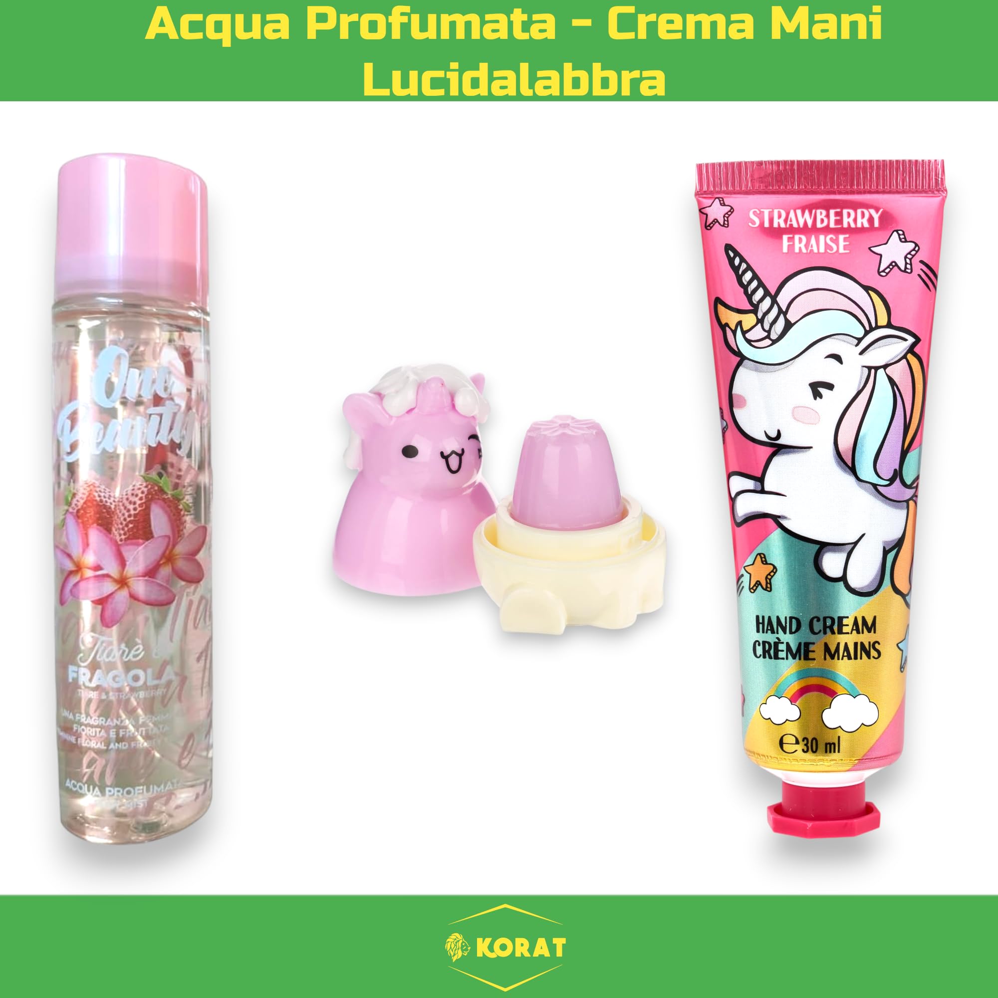 KORAT - Uovo Sorpresa Unicorno per Bambina Kit Scuola, Bellezza, Make Up, Disegno o Music Grande Uovo Rosa con Zaino e Accessori Unicorni Pasqualone Idea Regalo Compleanno Pasqua (Unicorno Make - Up)