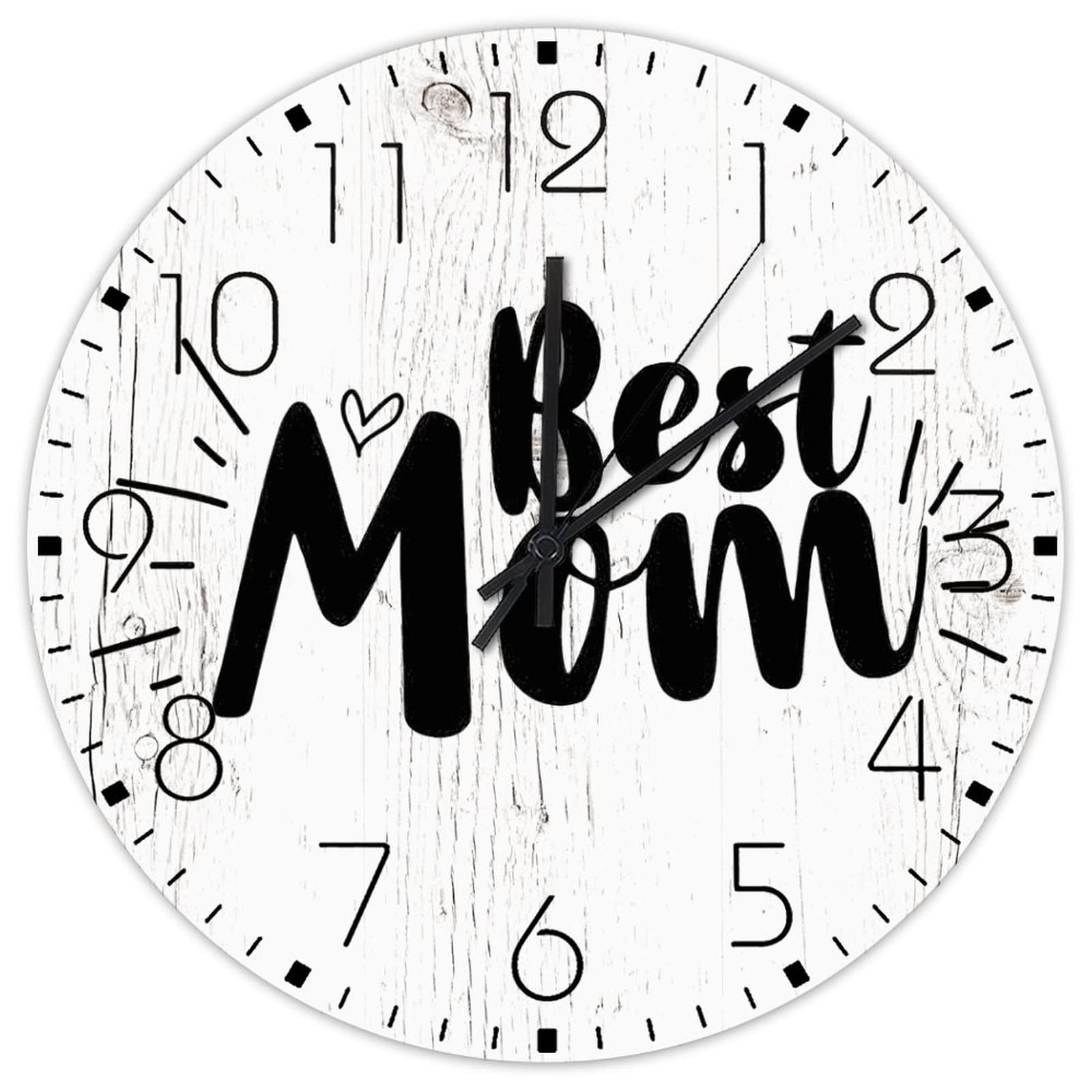 Horloge murale en bois pour entrepôt et espaces professionnels de 30,5 cm