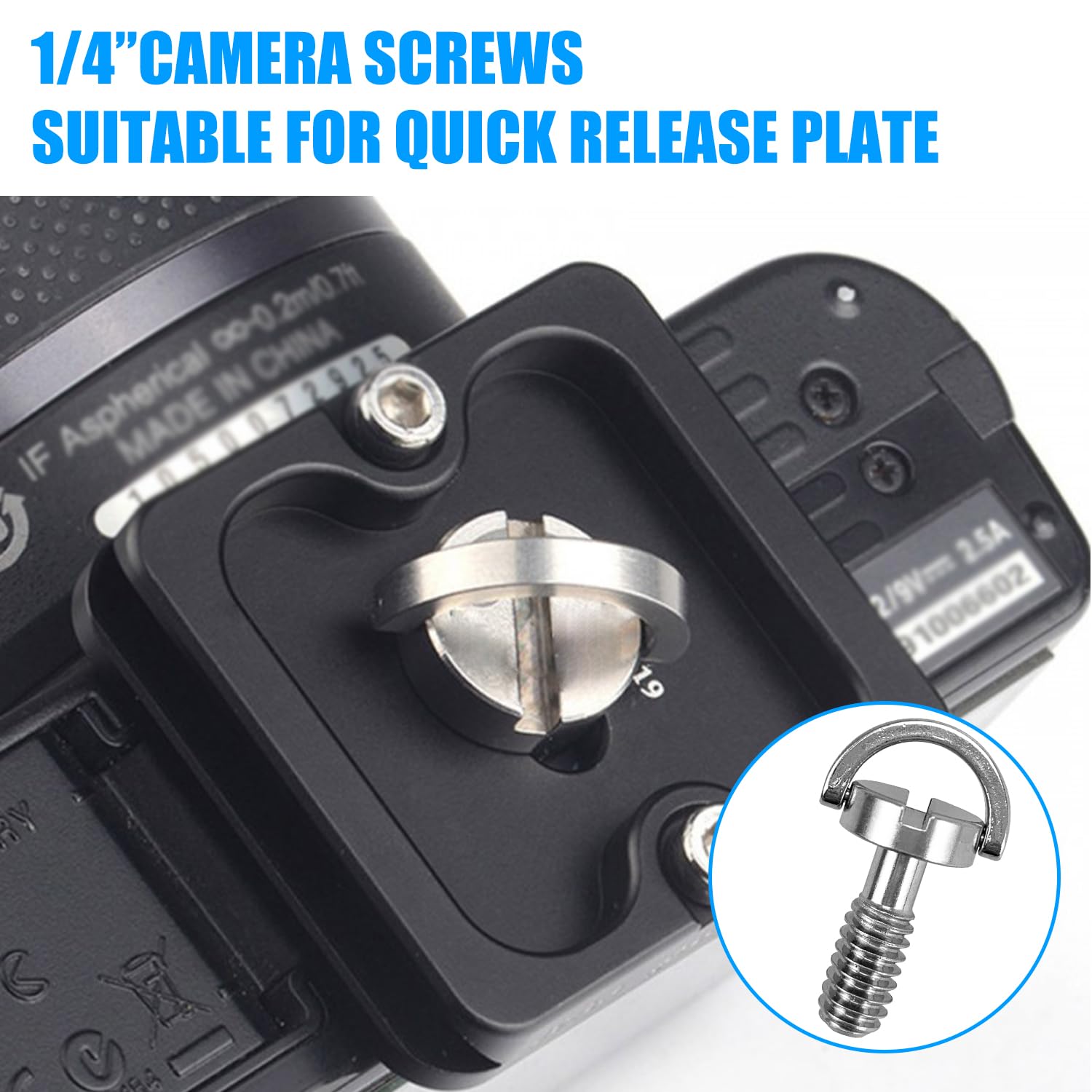 Support De Montage En Acier Inoxydable Réglable 90°-180° - Pour Caméra Avec Vis 1/4", Fixation Solide Sans Perçage