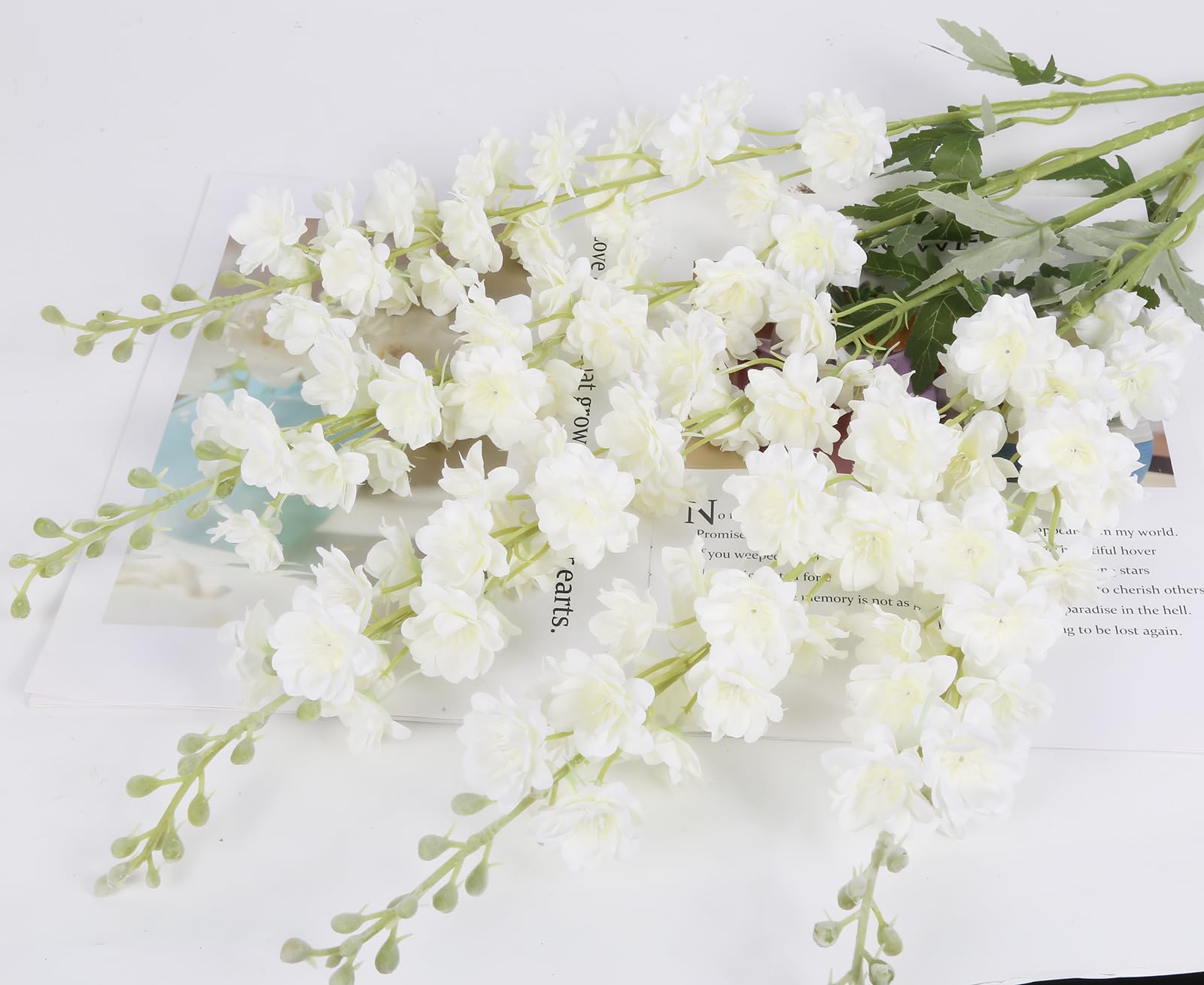 Amazon.com: INSUNSIX Ivory Flowers 33.86