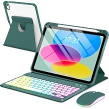 EAMPANG Case with Keyboard Mouse for iPad A16 11th 10th Generation 11/10.9