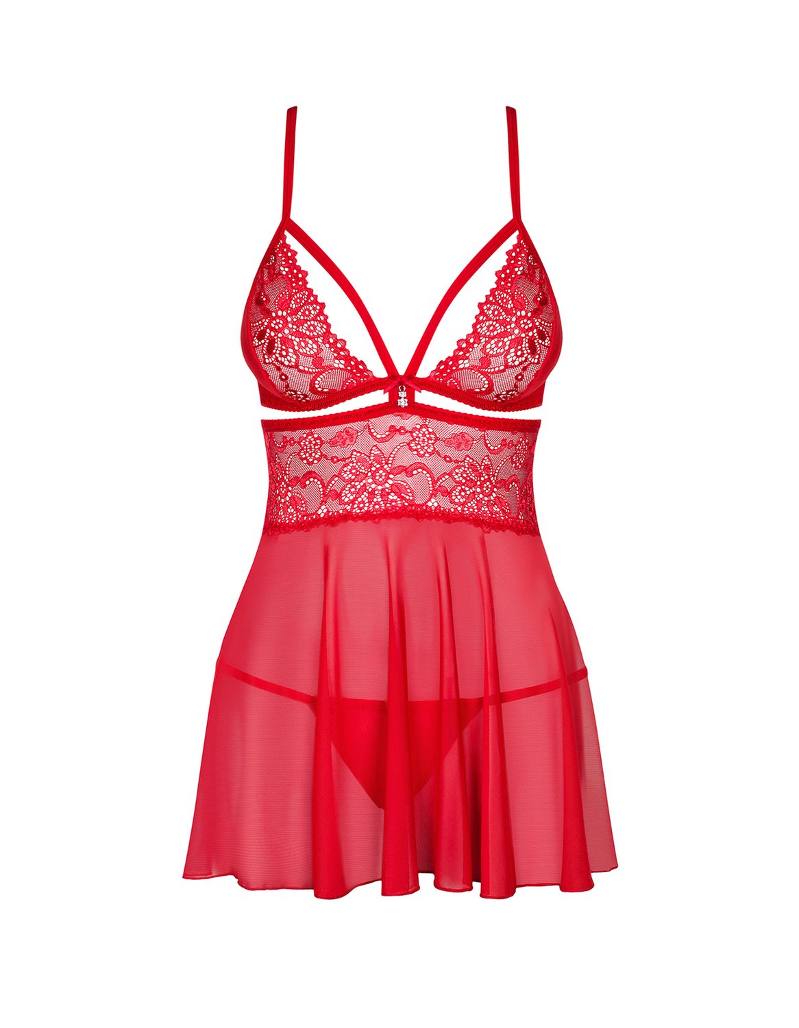Obsessive Damen Babydoll mit String