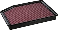 K&N 33-5083 High-Flow Washable Engine Air Filter for 2019-2025 Chevy Silverado, GMC Sierra, Cadillac Escalade - Lifetime Power Boost