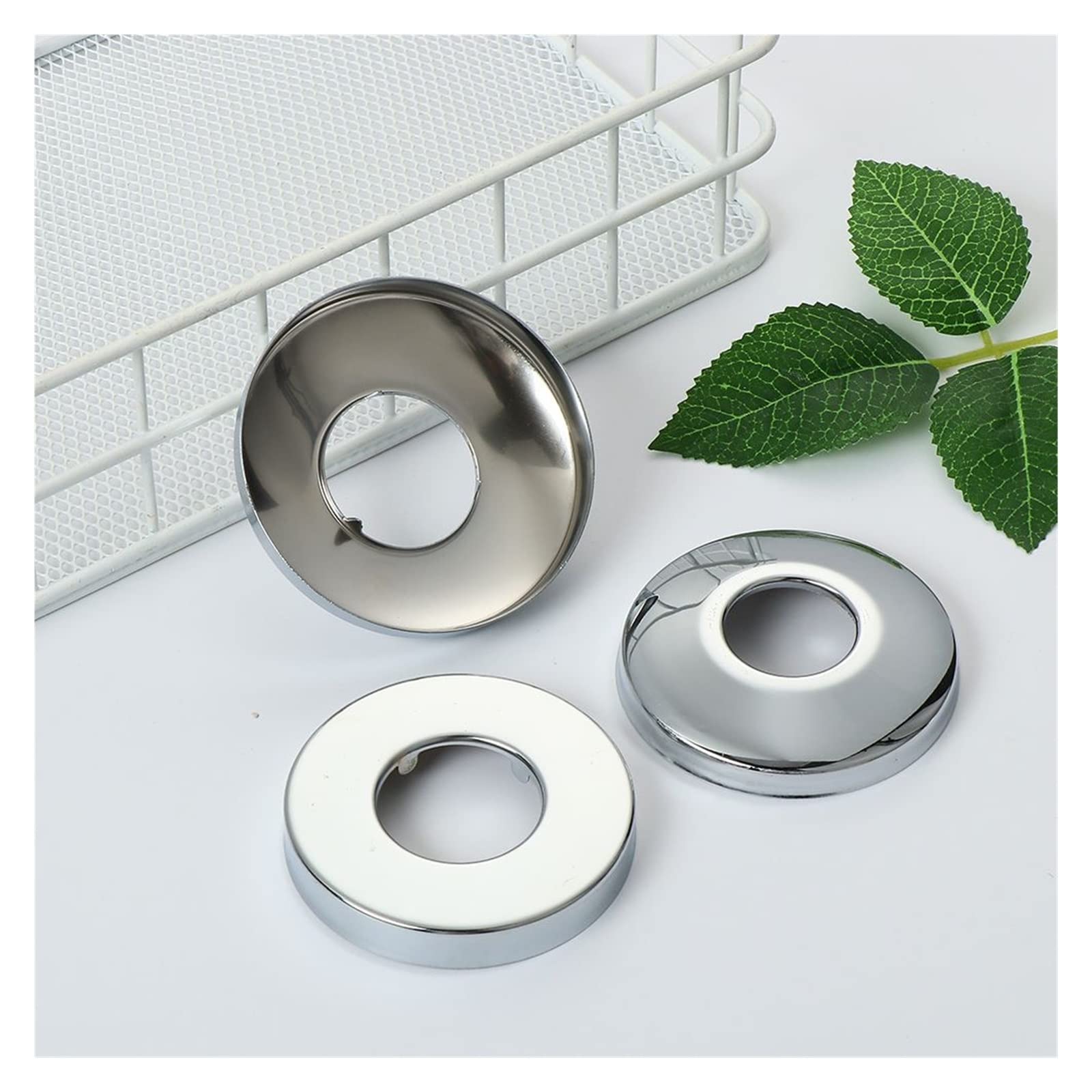 Amazon.co.jp: パイプカバーステンレス鋼の水道管壁カバーシャワー蛇口