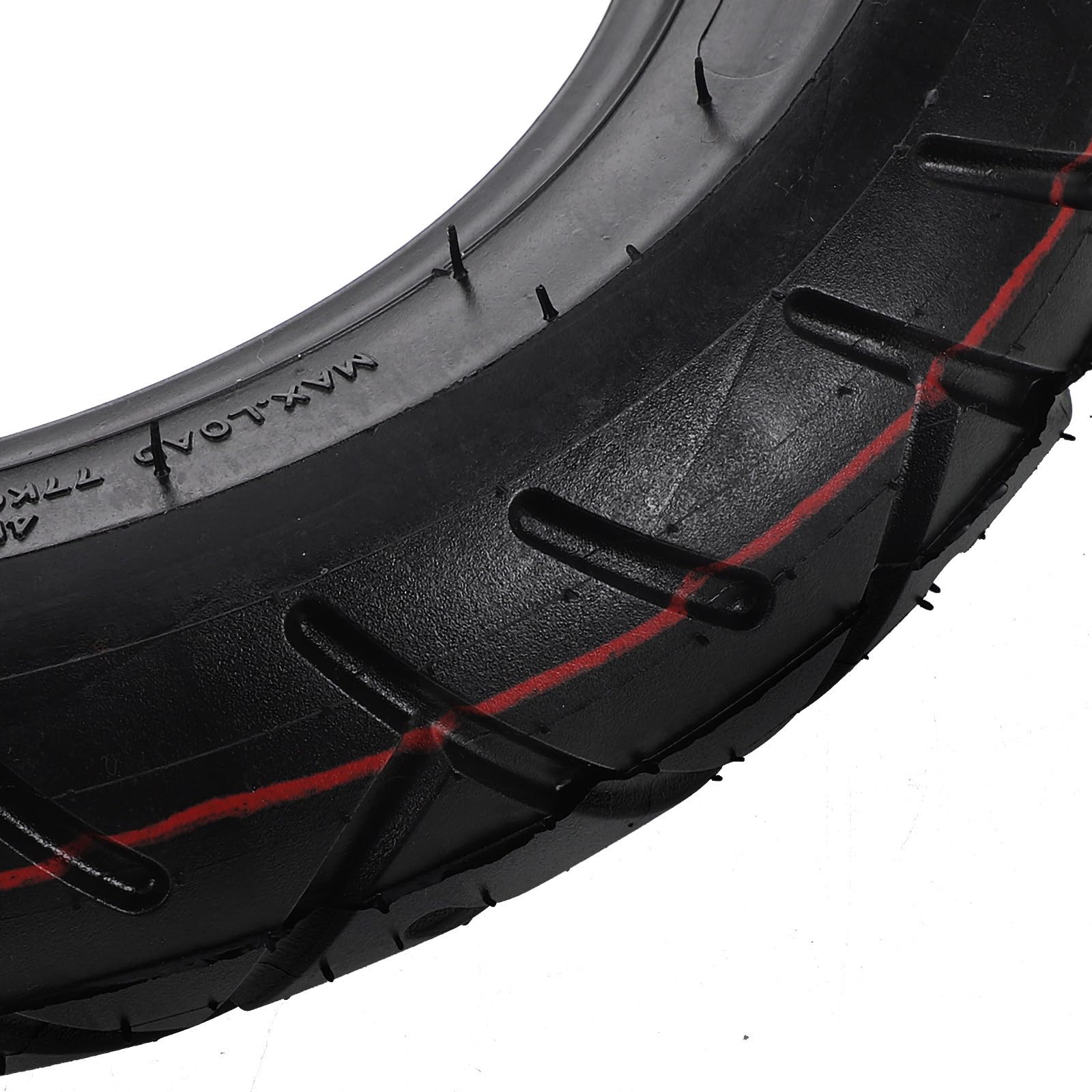 Neumático Diseño de Panal de Scooter Eléctrico Negro de Goma Mejora el Agarre y Fácil Instalación para Recambios de Patinete Eléctrico