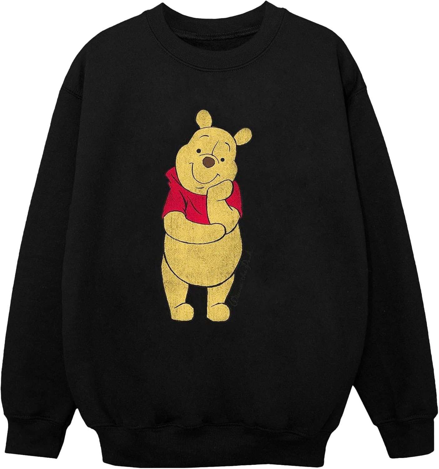 Disney Boys Winnie The Pooh Classic Pooh Sweatshirt 12-13 years Black