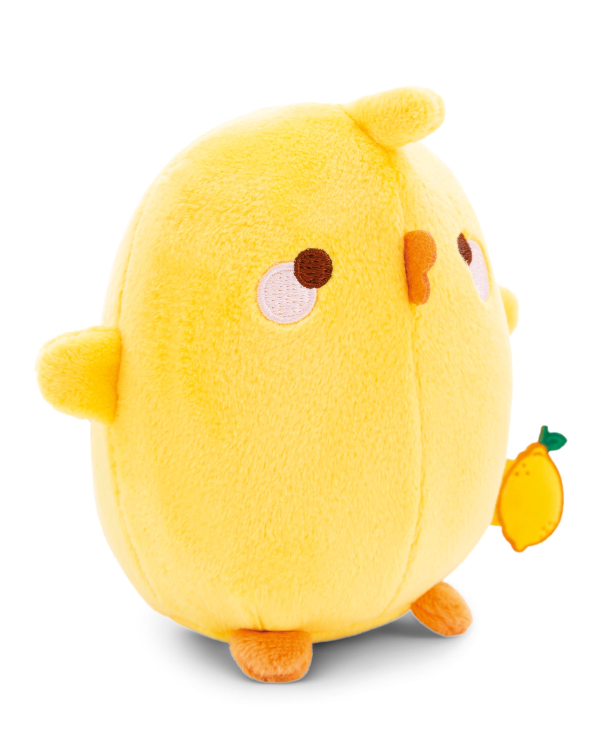 NICI soft toy Piu Piu with bell 10cm yellow - Cuddly toy for babies and toddlers to grab, cuddle, discover and fall asleep with - 49485
