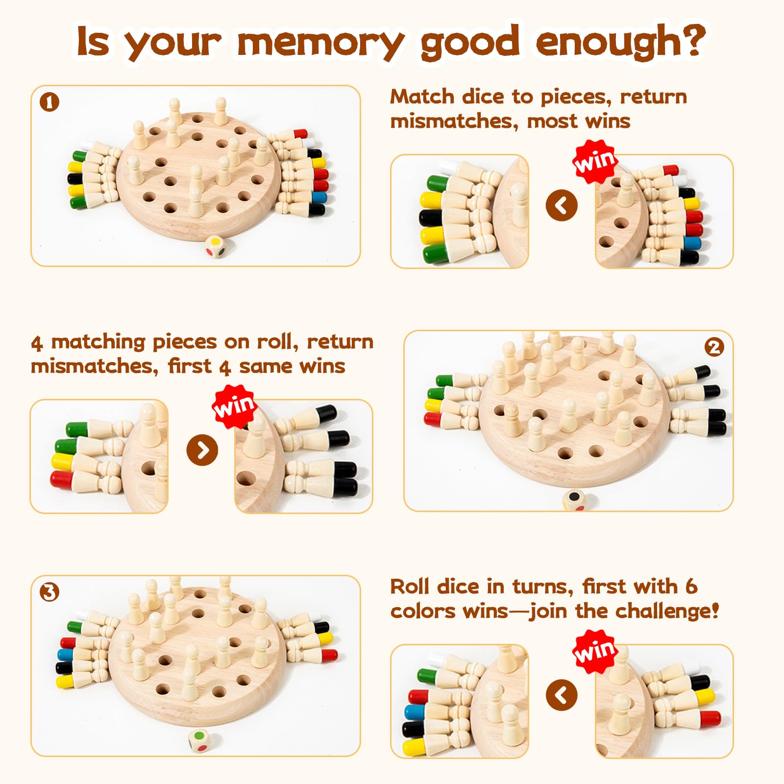 Échecs de Mémoire Jouets Montessori Enfant, Jeu d'échecs de Mémoire en Échecs de Mémoire Jouets Montessori Enfant, Jeu d'échecs de Mémoire en