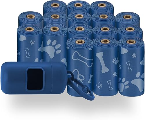 Vista 16 de Best Pet Supplies - Bolsas para limpieza de excremento de perro (240 bolsas) para limpieza de desechos, reemplazos de rollo para paseos y viajes al