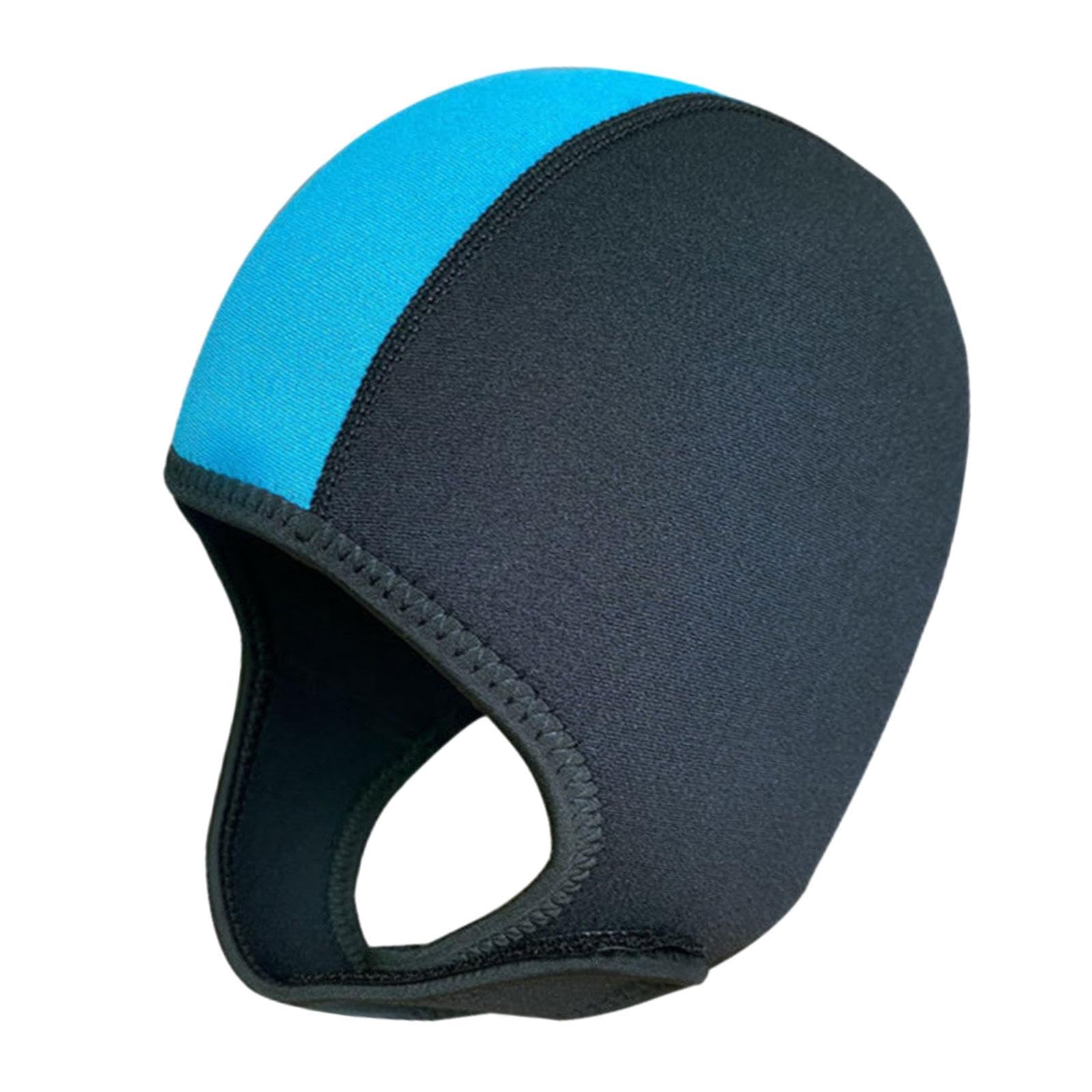 Cagoule de Plongée sous-Marine en Néoprène 3mm pour Hommes et Femmes, avec Mentonnière, Garde Au Chaud, Chapeau de Surf, Chapeau de Bain pour Canoë et