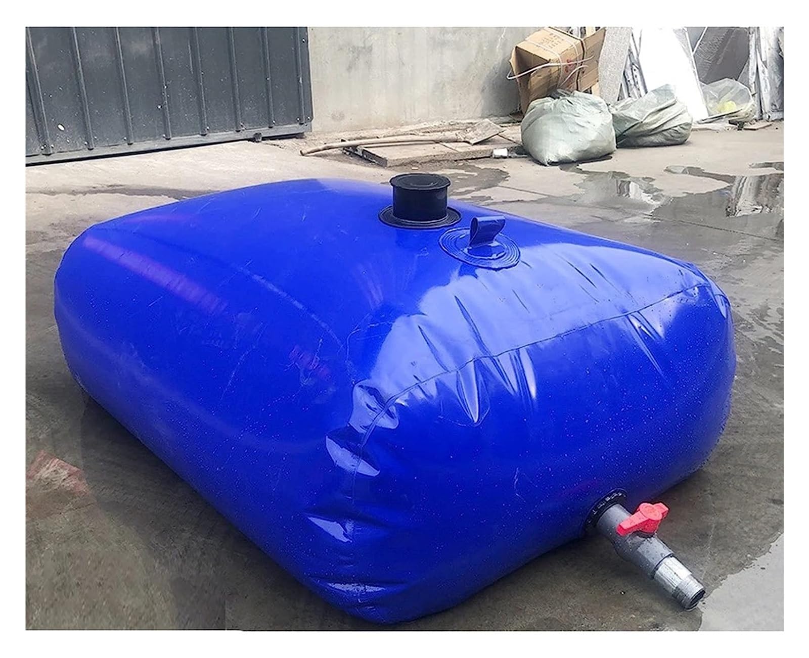 PHLEPS Water Storage Bag, PVC Outdoor Water Carrier Container, Pressure-Resistant Large Capacity Garden Watering Irrigation Water Tank Truck Transportation, Customizable (Color : Blue, Size : 120L/0