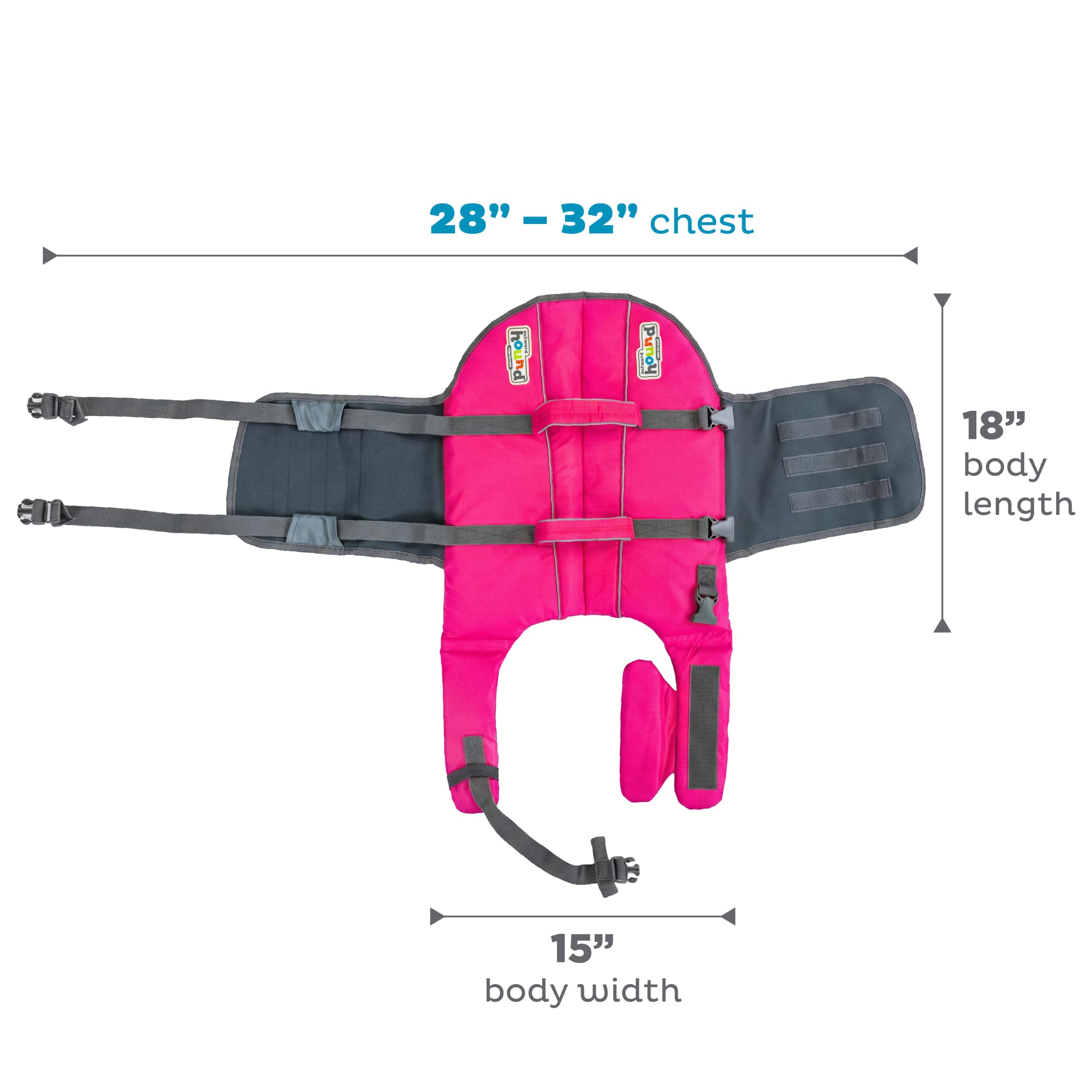 Outward Hound Granby Splash – Gilet de Sauvetage pour Chiens, Rose, Taille L