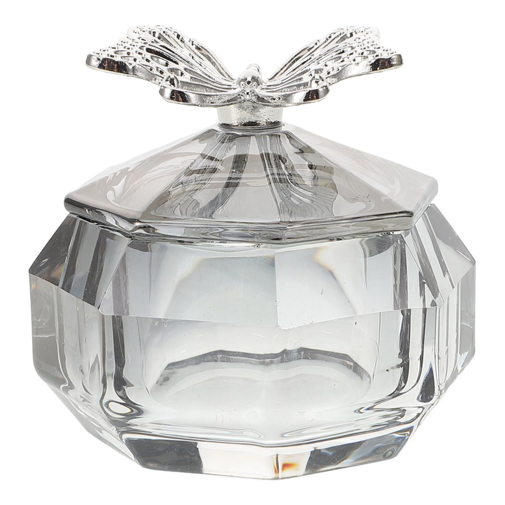 minkissy 5 Piezas Copa de Taza de de cristal Taza de manicura de cristal herramientas de manicura decoración de plato decorativo para con tapas vaso de vidrio para