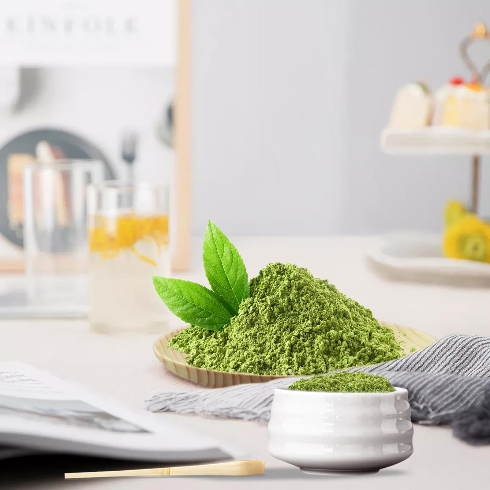 Japo?ski zestaw matcha, zestaw misek do herbaty Matcha | Zestaw akcesoriów Matcha japo?sk? ceremoni? parzenia herbaty, ? ?ników herbaty, pocz?tkuj?cych