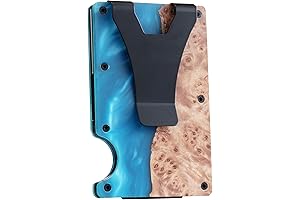 Wood and Resin Wallet: A Fusion of Nature and Style