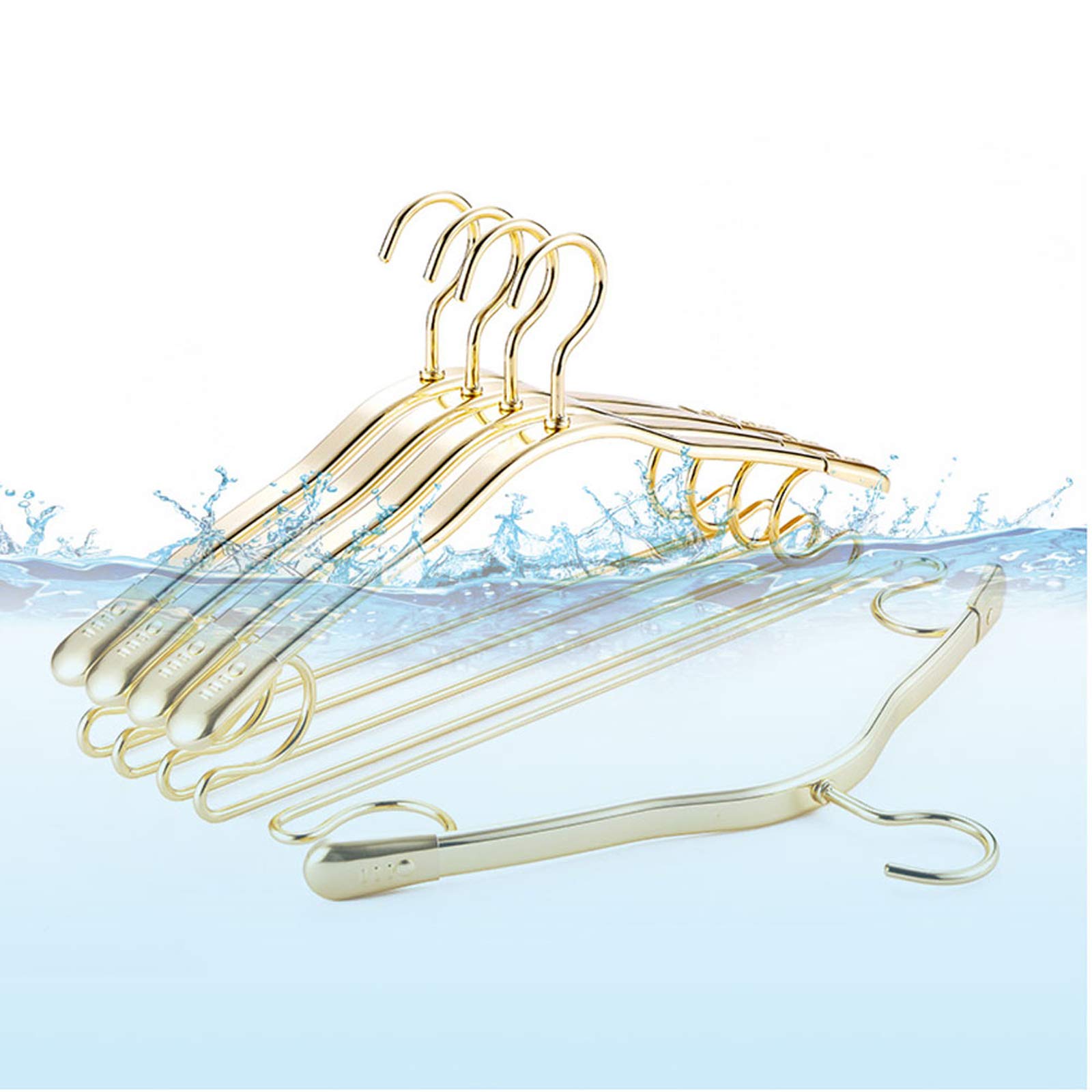 Haute Qualité Organisateur VêTements Multifonctionnel avec éPaules TrèS Larges 10 AntidéRapants Cintres Rangement CréAtif pour Costumes, Chemises, Manteaux, Vestes, Pantalons
