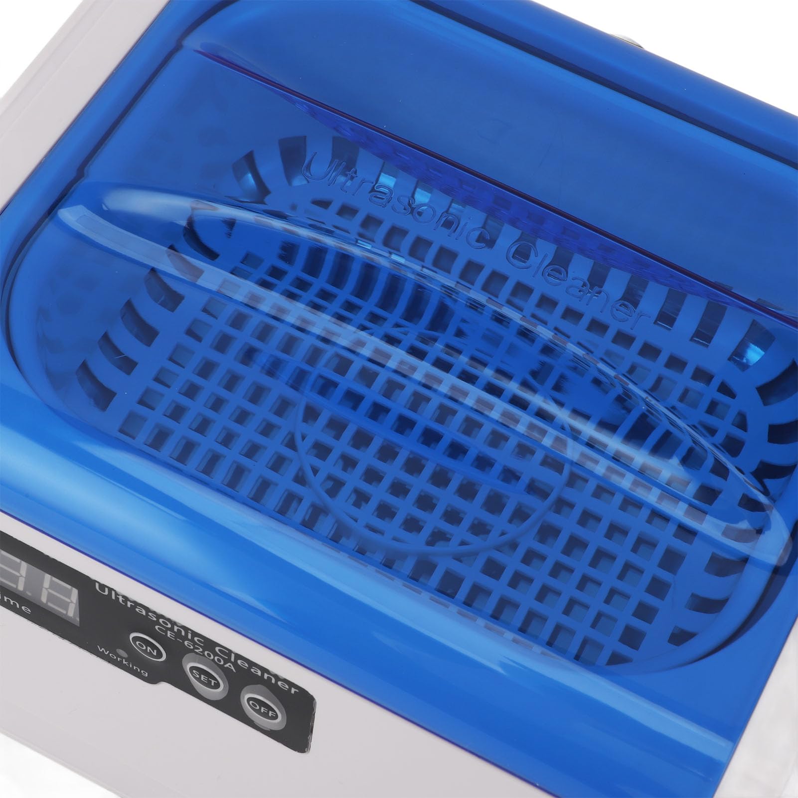 BROLEO Limpiador por Ultrasonido Dentaduras Postizas para el Hogar Joyería Tirantes Gafas Máquina Ultrasónica Suministros de Limpieza Pequeños Máquina de Limpieza Limpiador de Manchas