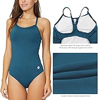 Vista 4 de Baleaf - Traje de baño de una pieza con correa ajustable para entrenamiento atlético para mujer