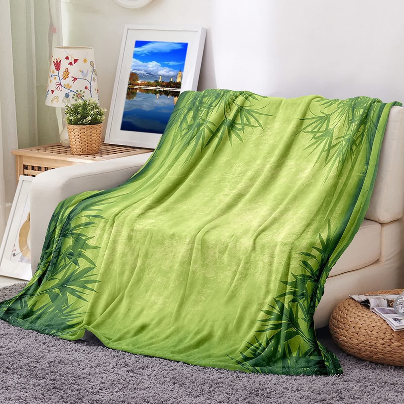 Plaid polaire chaude et douce en flanelle 100x150cm contre le froid hivernal