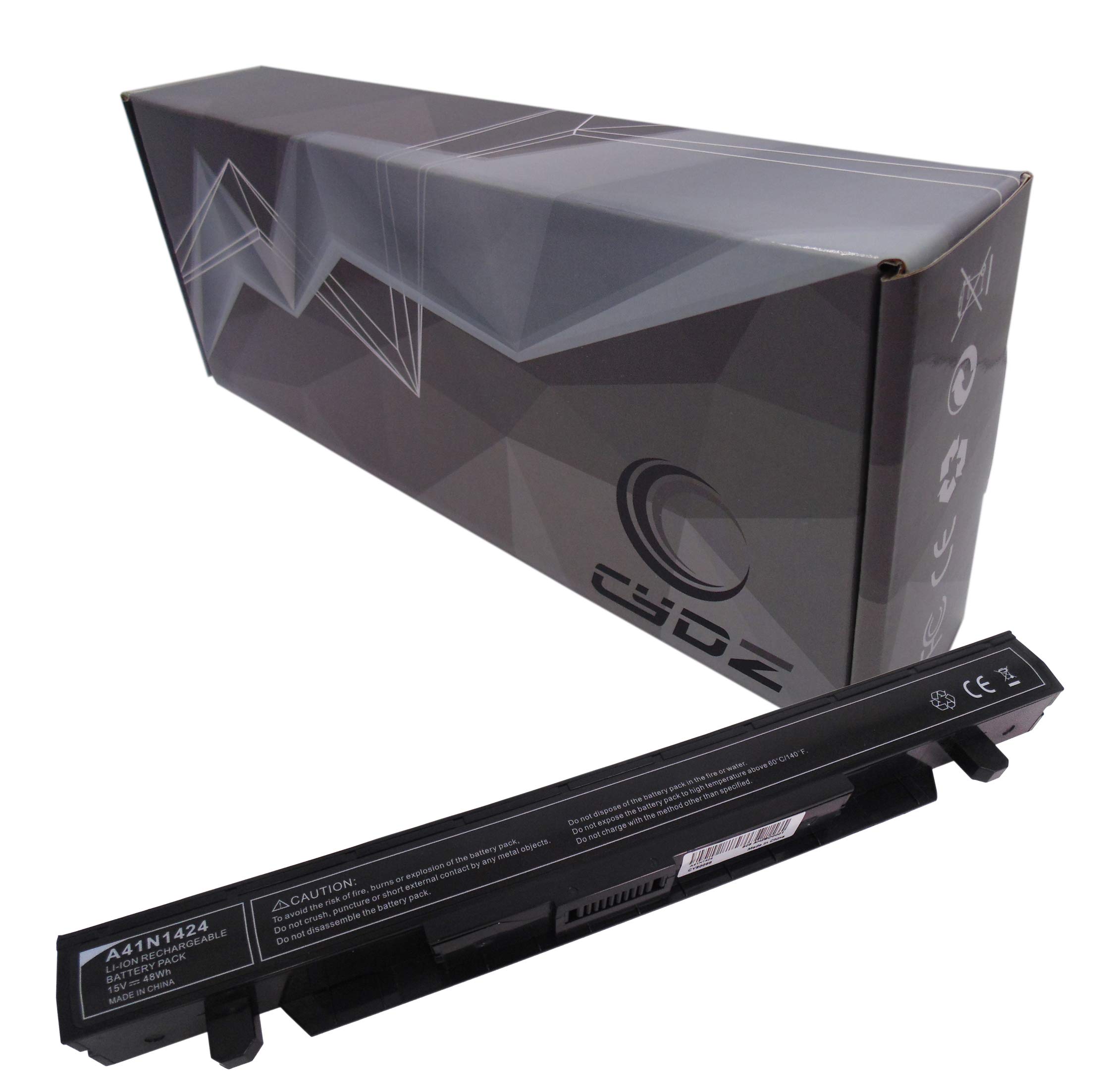 FengWings A41N1424 Accu – 15V, 48Wh, 3200mAh – Vervangende Batterij Voor ASUS GL552, GL552V, GL552VW, ZX50 Series – Met Slimme Beveiliging