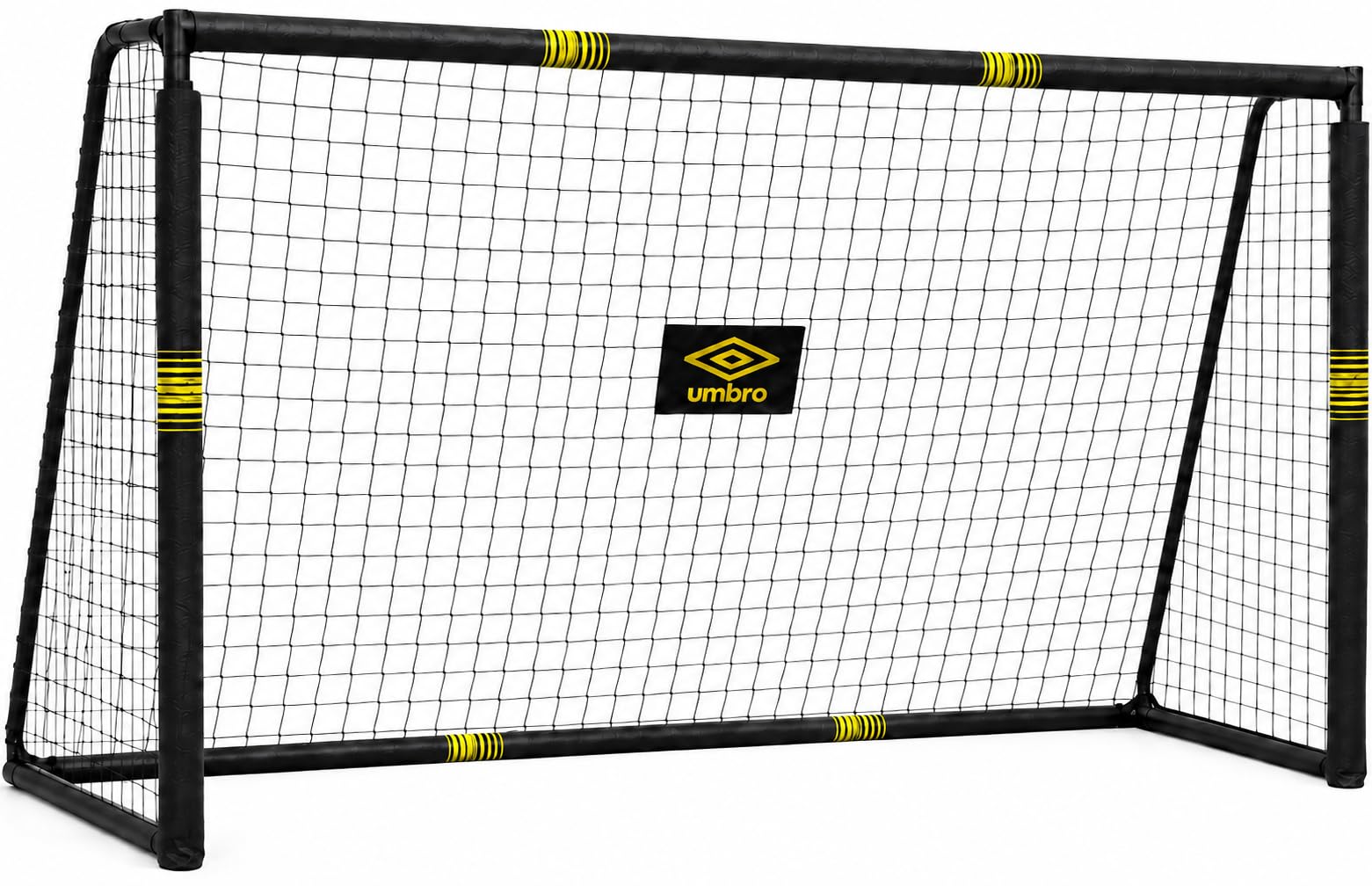 Umbro Bramka do piłki nożnej – bramka do piłki nożnej 240 x 160 x 8 cm – bramka do piłki nożnej – bramka do piłki nożnej do ogrodu, dla dzieci i dorosłych – akcesoria treningowe do użytku wewnątrz i