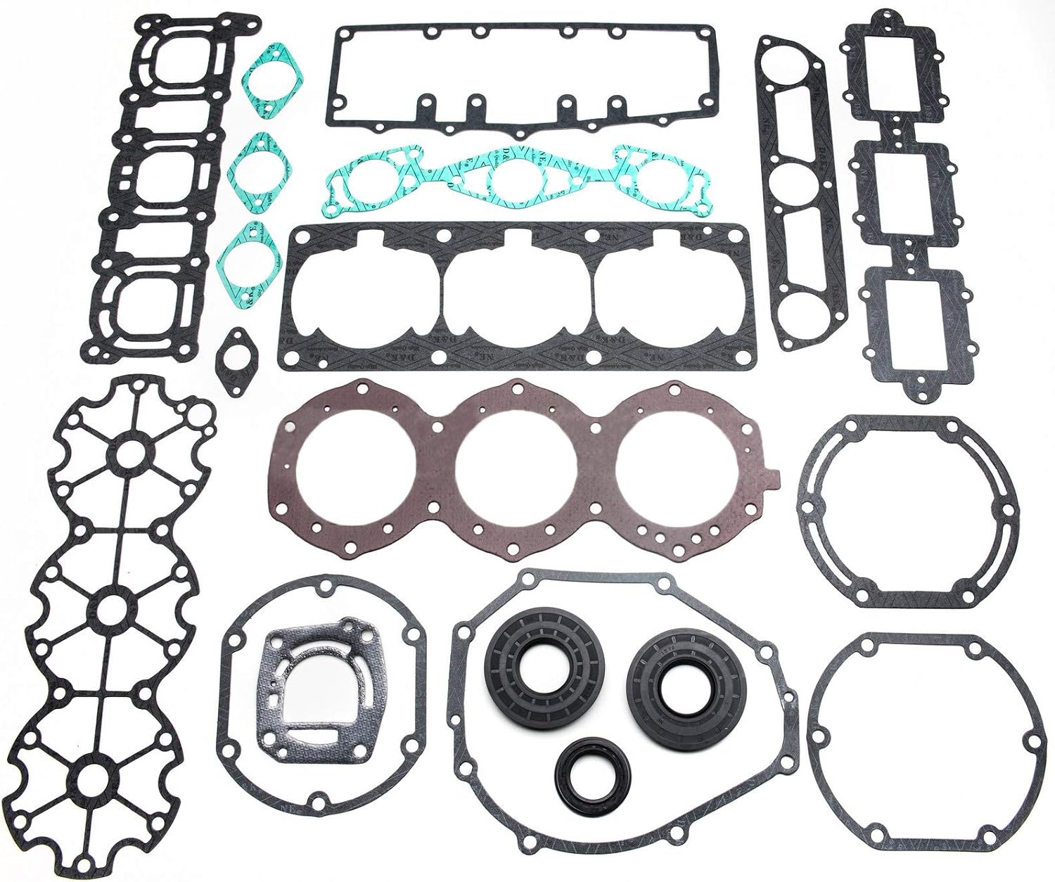 Complete Engine Rebuild Gasket Seal Kit Replacement for Yamaha 1100 Jet Ski Wave Raider 1100