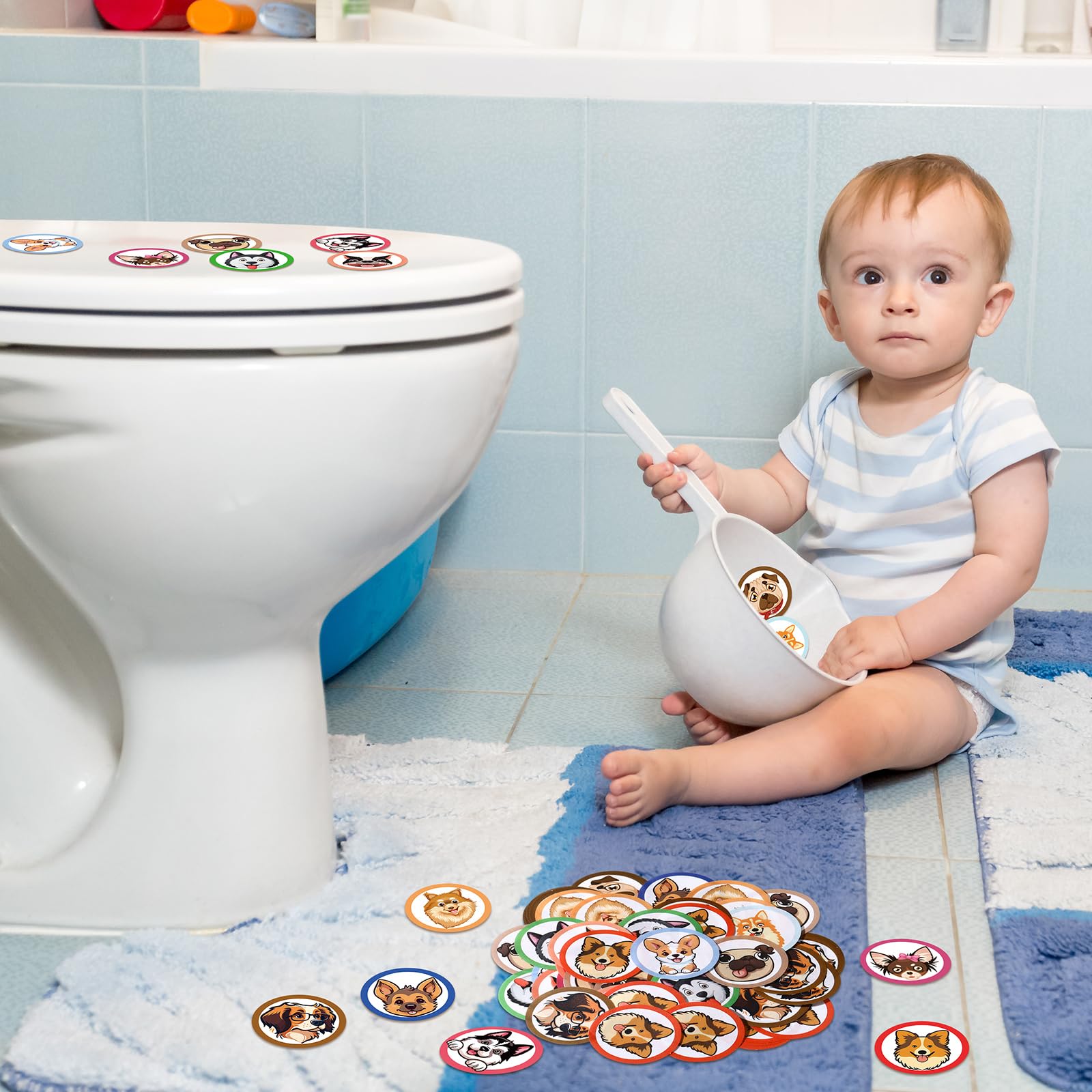 Chinco 120 Pcs Toilet Targets For Potty Training Boys