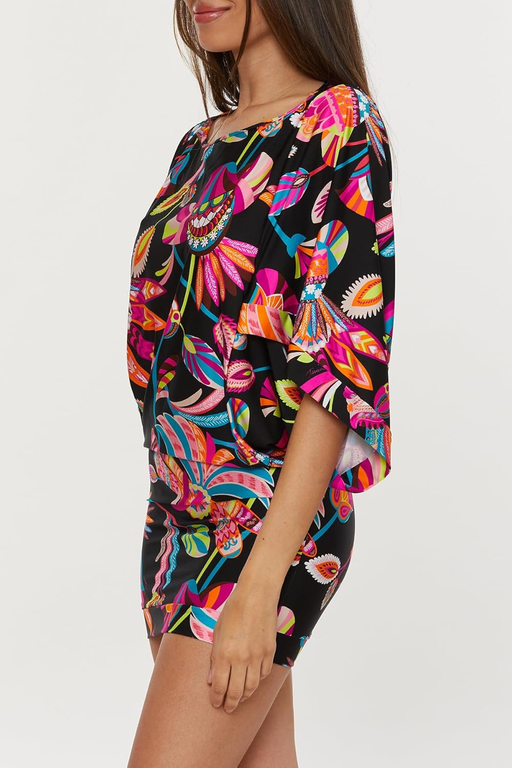Trina Turk Women's Casablanca Tunic, Uv Protection, Casual, Beach Cover Ups for Women