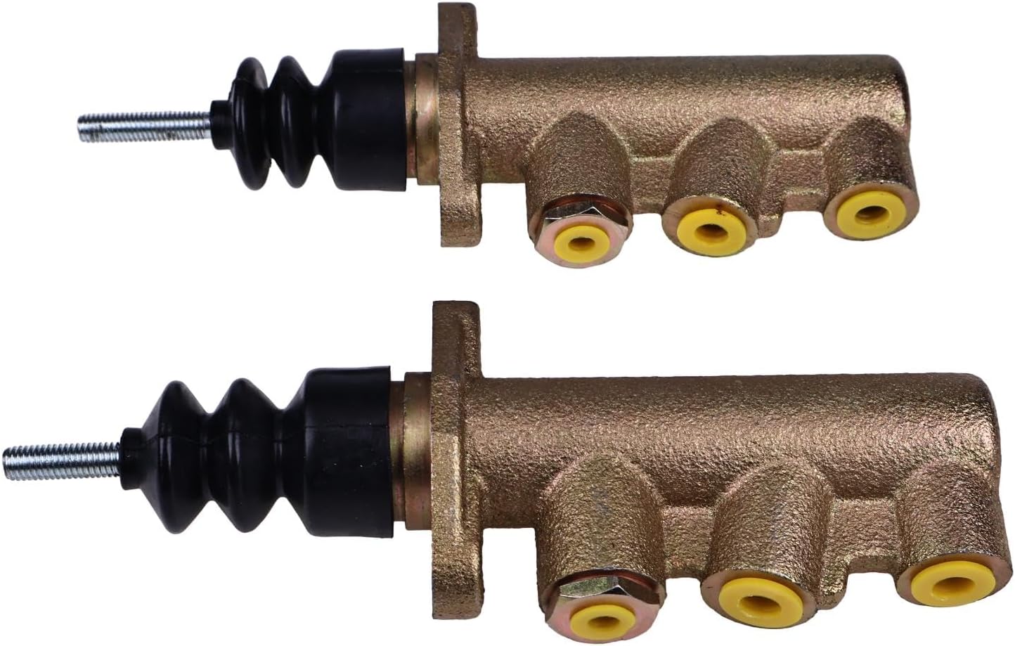 HOLDWELL 2PCS Brake Master Cylinder 3614780M91 compatible with Massey Ferguson Tractors 362 365 375 383 390 390T 393 396 398 399