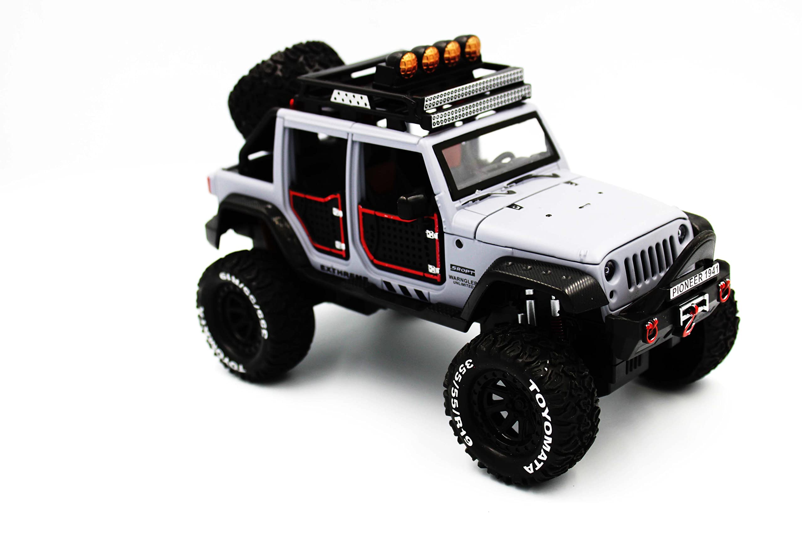 jeep Off-Road Kings Jeep Wrangler Unlimited Variable Color Diecast Vehicle (1:24 Scale)