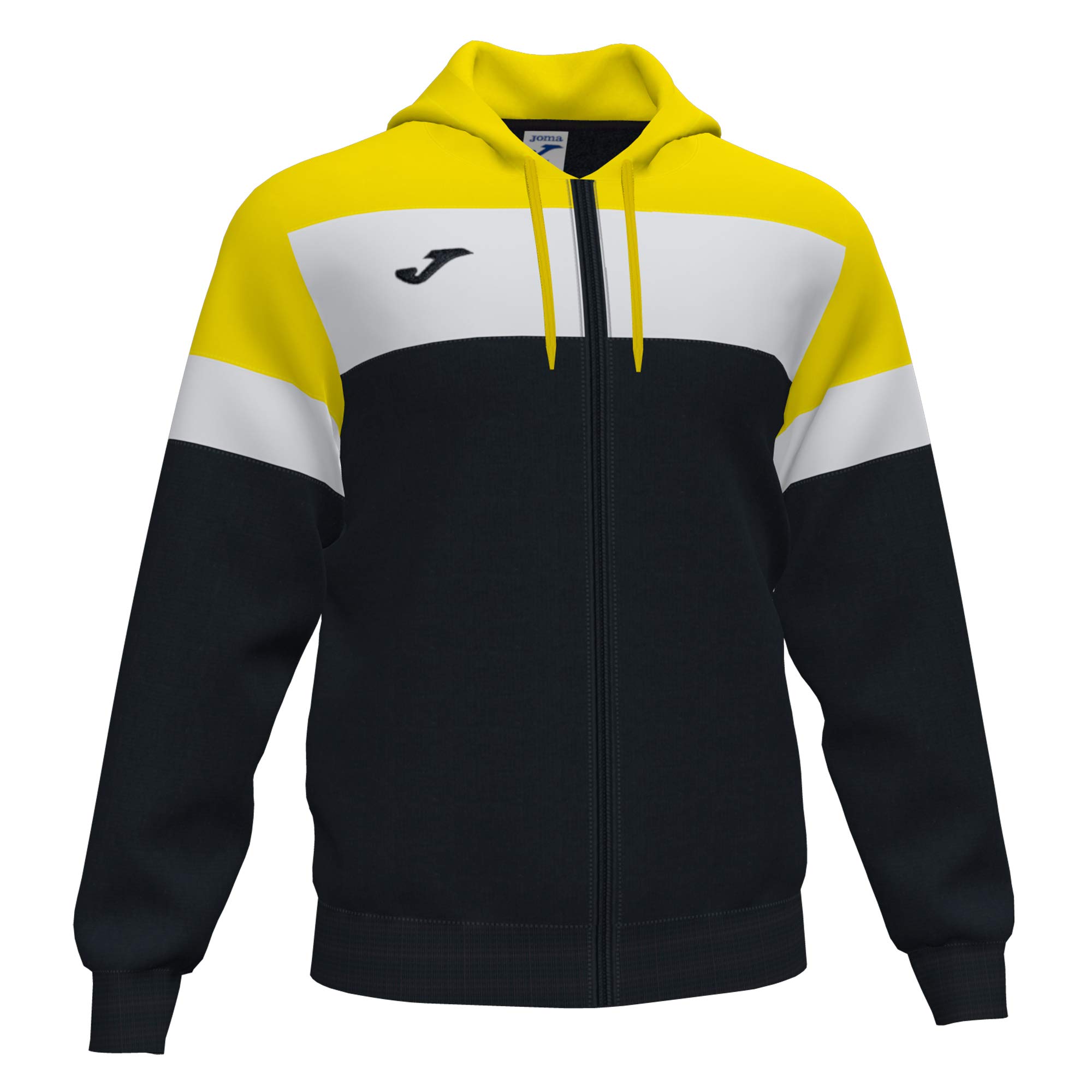 Joma Crew IV Cabal Jacket and Vest, Men, mens, 101537.109, Black-Yellow, 2XL