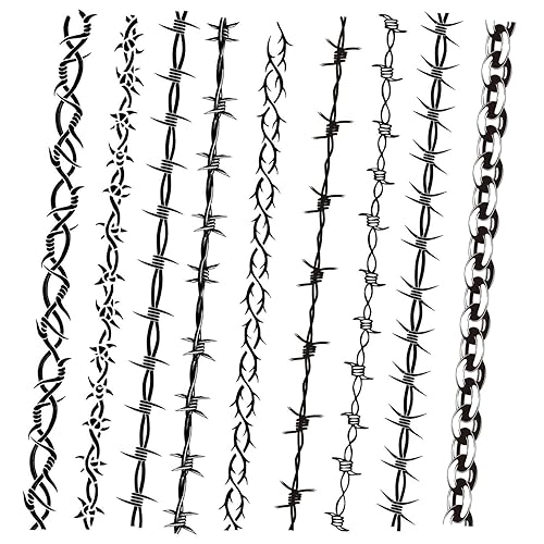 Miniatura 10 de Tatuajes de corazón de novia de Chucky de 9 hojas, disfraz de Halloween temporales, tatuajes de corazón falso para mujer, disfraz de fiesta de