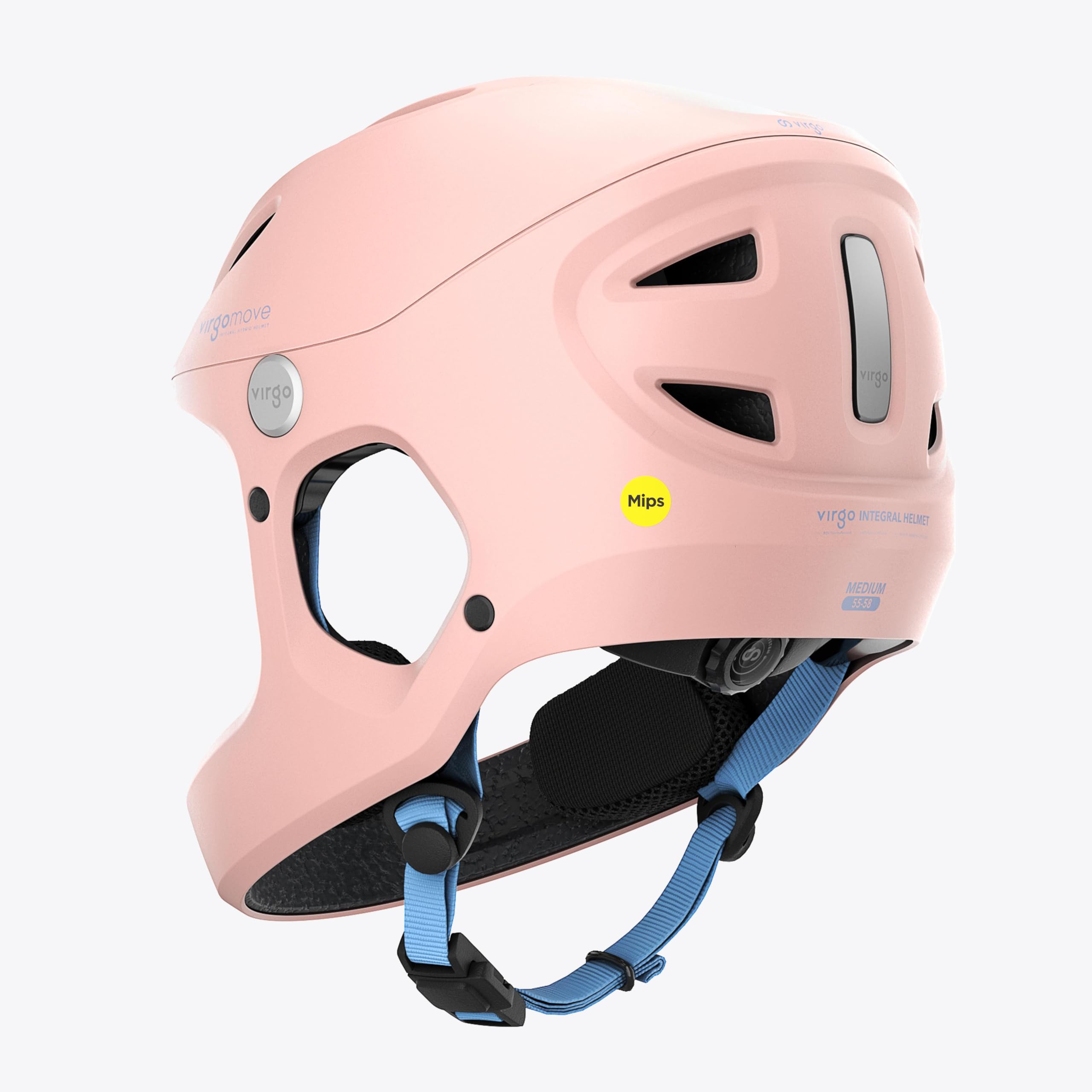 Casco Integrale Bambino MIPS Modello Virgo Kid | Protezione rinforzata per Bicicletta, Monopattino e Skatepark | Certificato EN1078