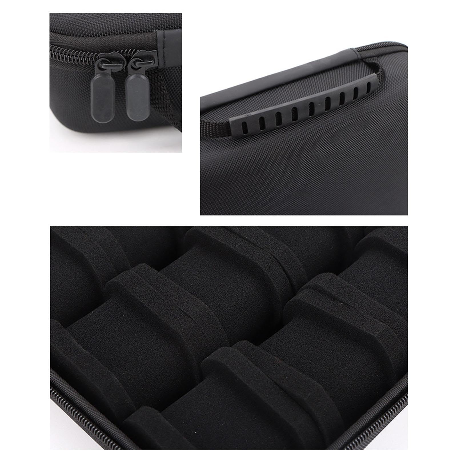 Harilla Étui à Montres à 12 emplacements, Protection Anti-poussière avec Coussins de Rangement pour Montres et Accessoires, Bracelets et connectées.