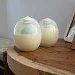 Willow Go - Reusable Breast Milk Containers with NEW & Improved Splash Guard - Holds 5 oz. Per Container - Breastfeeding Essential for The Willow Go Wearable Breast Pump, Hands Free Breast Pump - 2pk