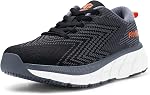 FitVille Wide Toe Box Shoes for Men Cushioned Well Extra Wide Width Shoes Non Slip Wide Running Shoes for Men Comfortable Men Running Shoes Lightweight Walking Shoes for Men